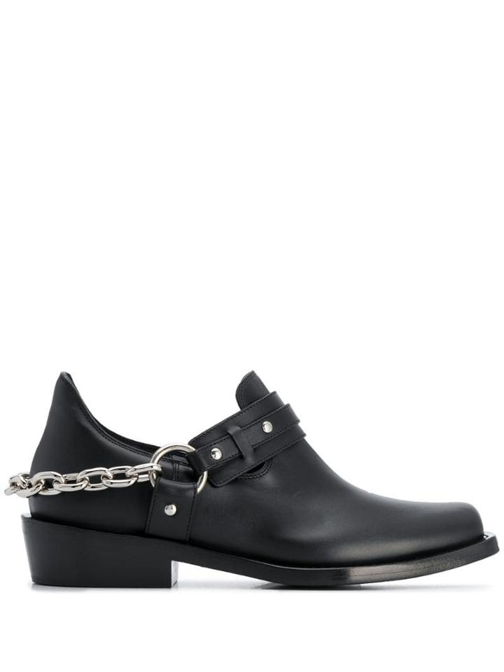 Paco Rabanne Chain Detail Boots - Black