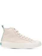 Ymc High Top Lace Up Sneakers - Neutrals