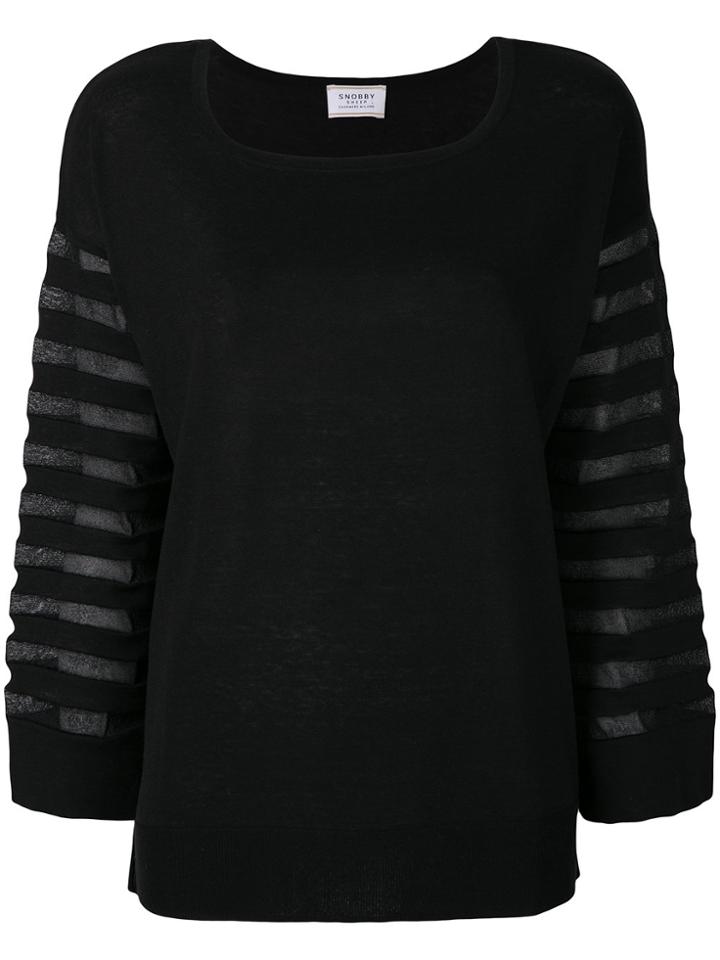 Snobby Sheep Knitted Sweater - Black