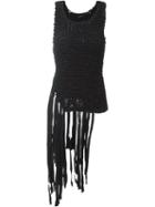 Joseph Fringed Tricot Top