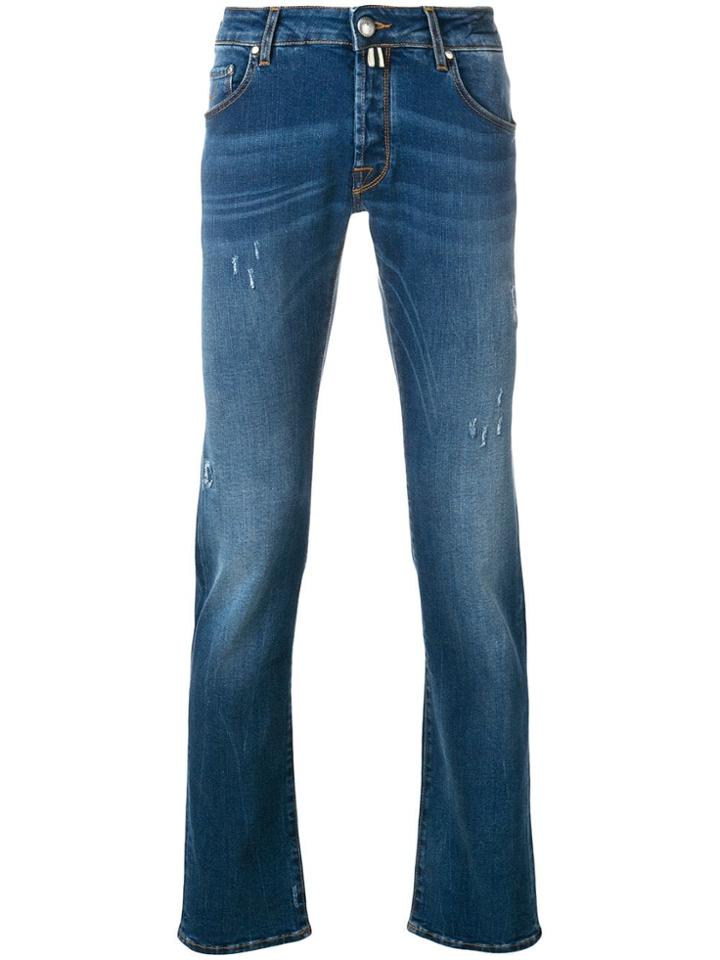 Jacob Cohen Distressed Detailed Jeans - Blue