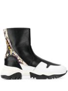 A.f.vandevorst Colour-block Ankle Boots - Black