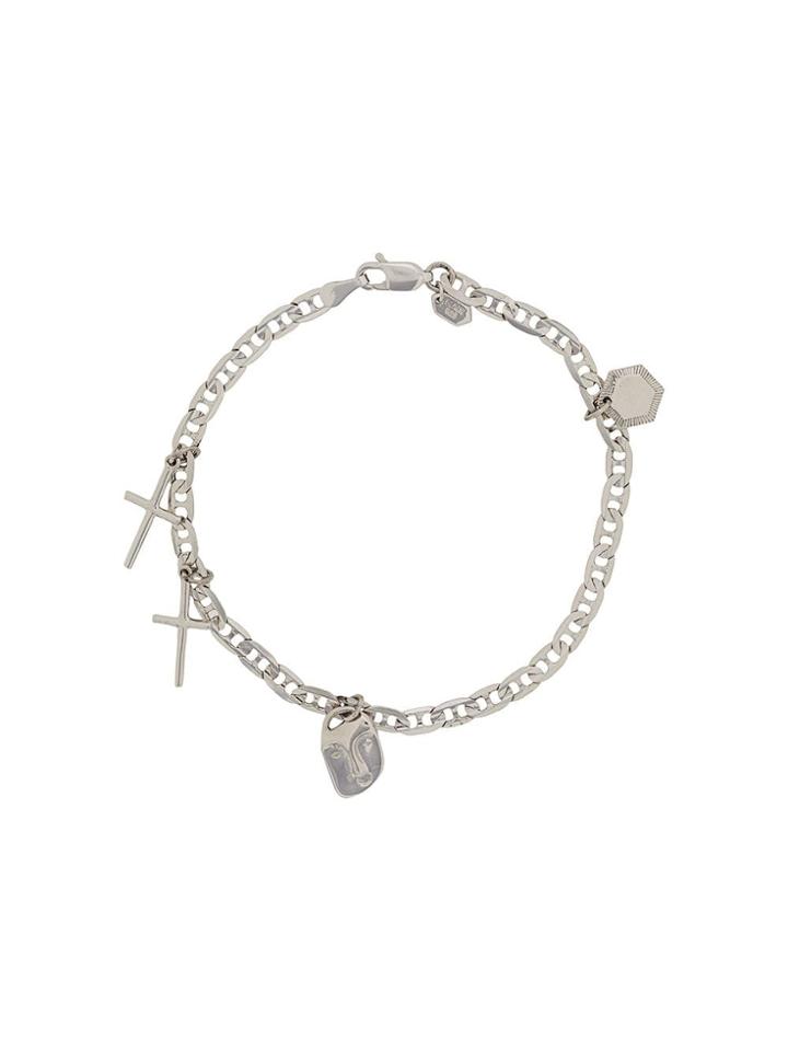 Maria Black Friend Charm Bracelet - Silver