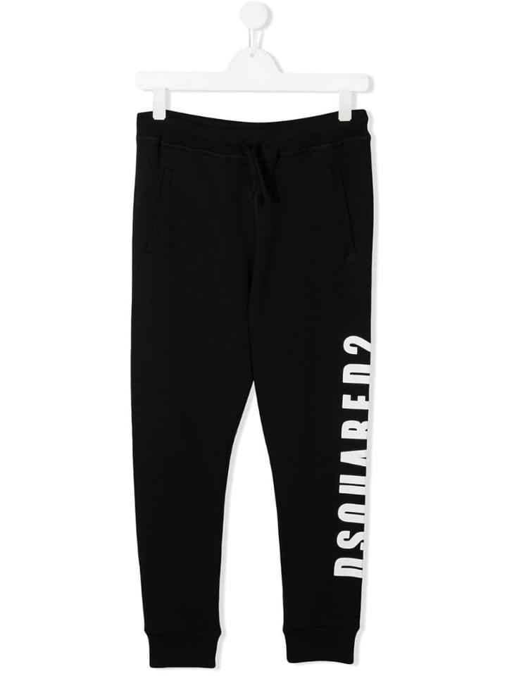Dsquared2 Kids Teen Logo Track Pants - Black