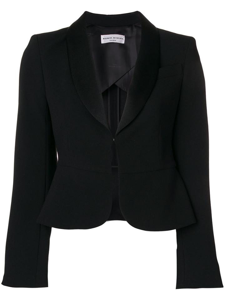 Sonia Rykiel Classic Cropped Blazer - Black