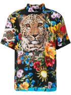 Dolce & Gabbana Leopard And Floral Print Shirt - Multicolour