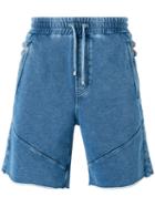 Just Cavalli Elasticated Waist Jean Shorts, Men's, Size: Xl, Blue, Cotton