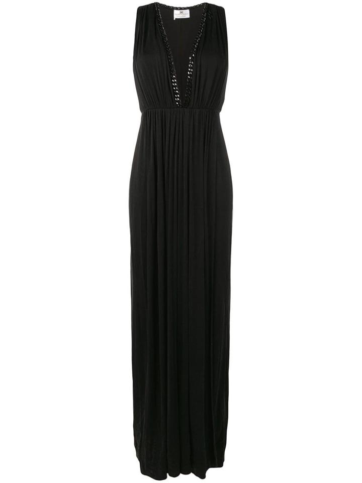 Elisabetta Franchi Chain Detail Dress - Black