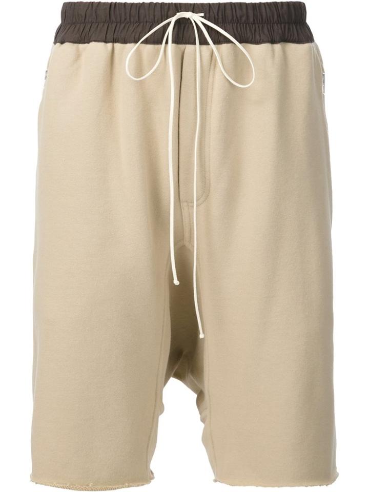 Fear Of God Drop-crotch Shorts, Men's, Size: Xl, Nude/neutrals, Silk/cotton