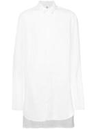 Lost & Found Rooms Elongated Shirt - White