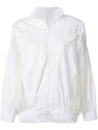 Almaz Zipped Lace Jacket - White