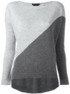 Alice+olivia Colour Block Jumper, Women's, Size: Medium, Lyocell/viscose/wool