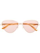 Balenciaga Eyewear Aviator Sunglasses - Orange
