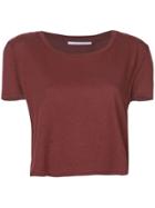 John Elliott Cropped T-shirt - Red