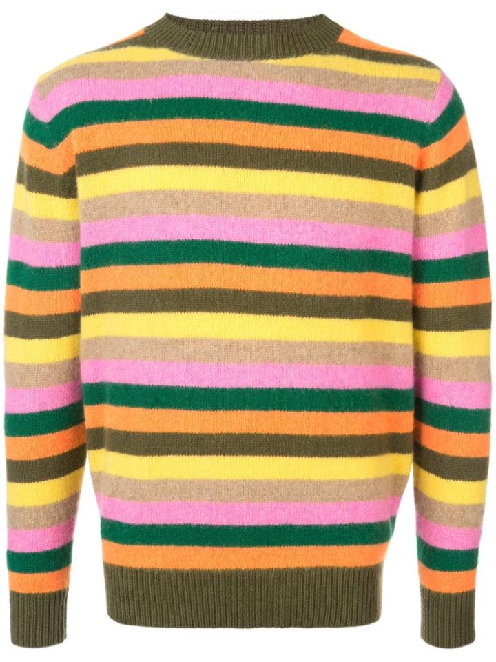 The Elder Statesman Striped Jumper - Multicolour