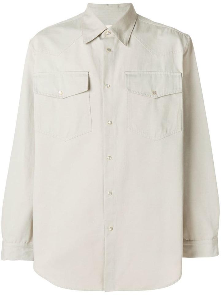 Ih Nom Uh Nit Loose Longsleeved Shirt - Neutrals