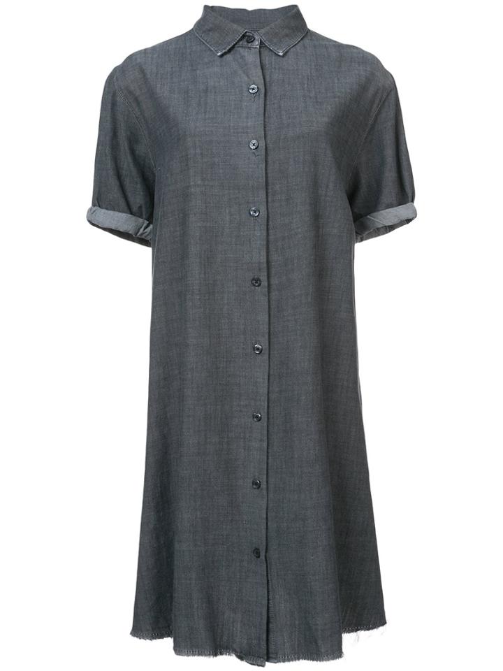 The Great Classic Shirt Dress - Grey