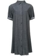 The Great Classic Shirt Dress - Grey