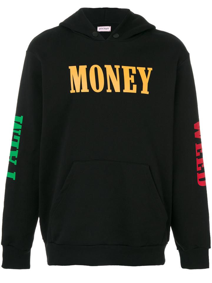 Palm Angels Money Hoodie - Black