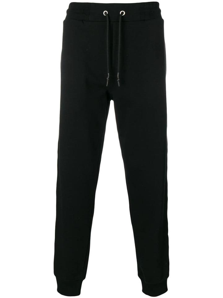 Mcq Alexander Mcqueen Logo Embroidered Track Pants - Black
