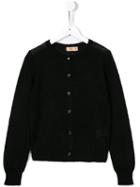 No21 Kids Classic Cardigan, Girl's, Size: 12 Yrs, Black