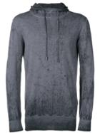 Diesel Black Gold Sulphur-treated Hooded Sweatshirt - Grey