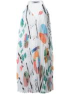Chalayan Short 'sunray' Dress, Women's, Size: 40, White, Polyester/cotton