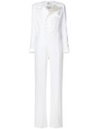 Seen Double-breasted Jumpsuit - White