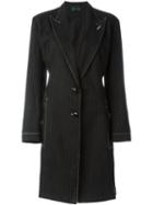 Jean Paul Gaultier Pre-owned Pinstriped Coat - Black