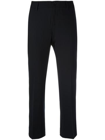 Alberto Biani 'atelier Archivio' Cropped Trousers, Women's, Size: 44, Black, Polyester/wool