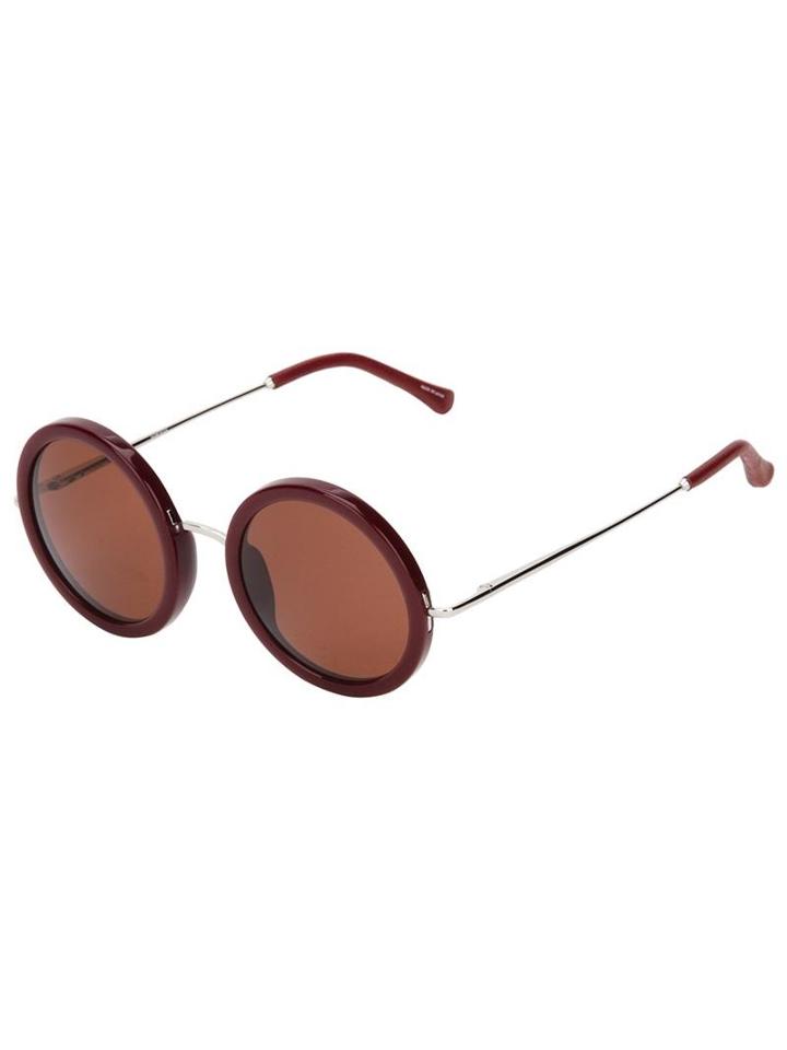 The Row By Linda Farrow 'signature' Round Sunglasses