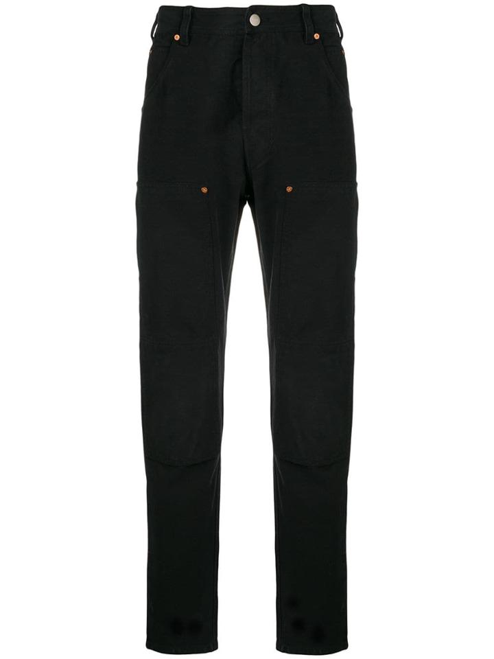 Vyner Articles Straight Leg Trousers - Black