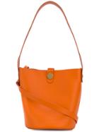 Sophie Hulme Bucket Shoulder Bag - Yellow & Orange