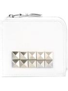 Comme Des Garçons Wallet 'studs' Wallet - White