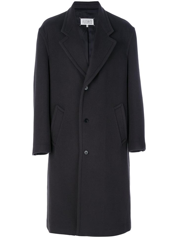 Maison Margiela - Oversize Single Breasted Coat - Men - Cotton/polyamide/viscose/wool - 50, Brown, Cotton/polyamide/viscose/wool