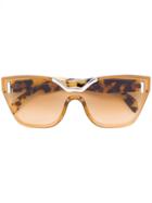 Prada Eyewear Cat-eye Sunglasses - Brown