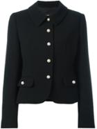Boutique Moschino Pearly Button Fitted Jacket