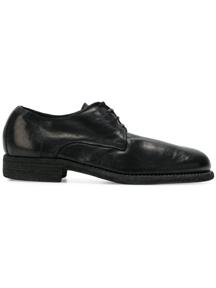 Guidi Asino Derby Shoes - Black
