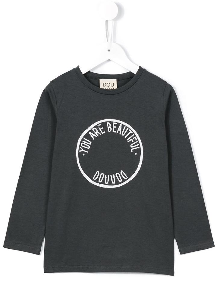 Douuod Kids 'falena' Top, Girl's, Size: 6 Yrs, Grey