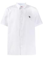 Ps Paul Smith Motif Zebra Shirt - White