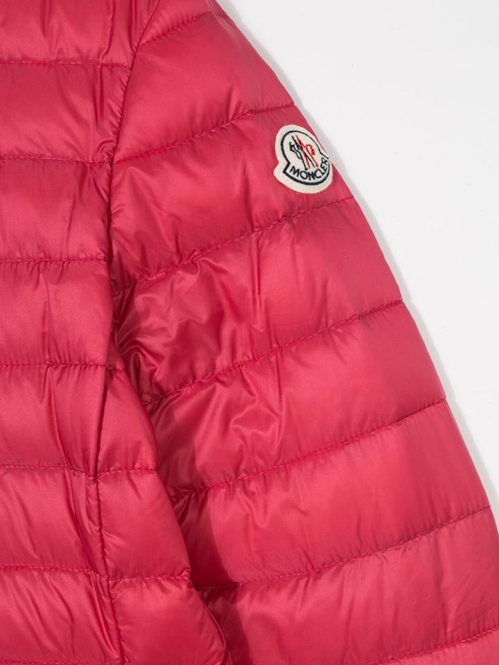 Moncler Kids Teen Collarless Padded Jacket - Pink & Purple