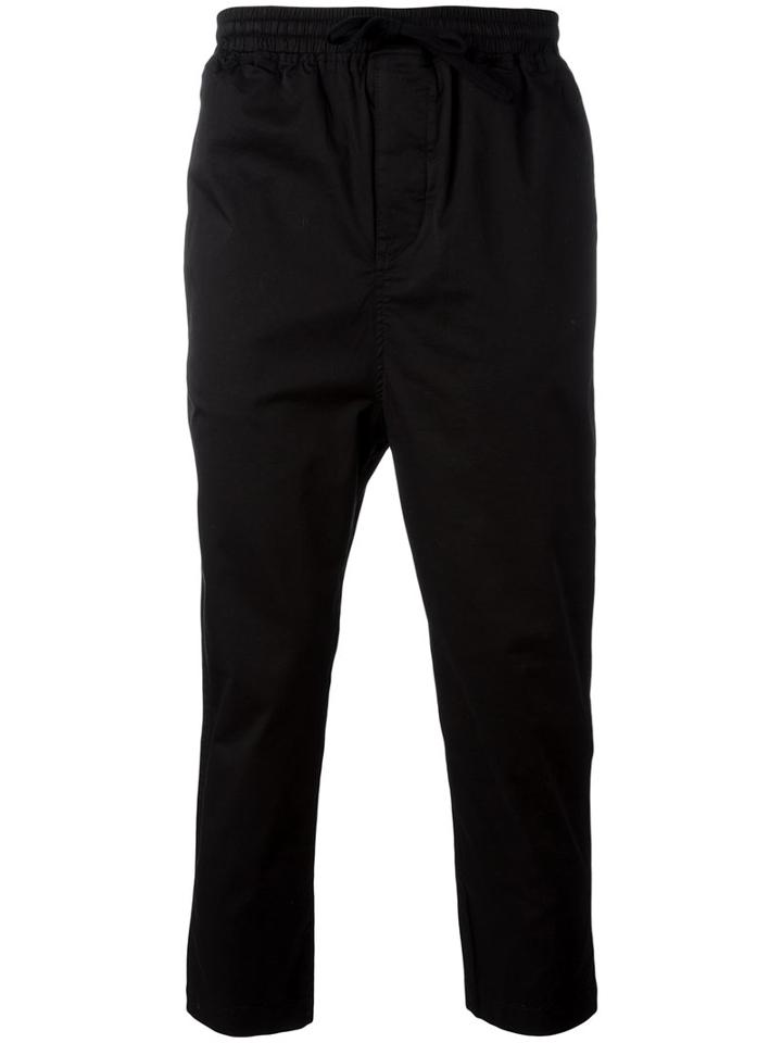 Stampd Cropped Pants, Men's, Size: Large, Black, Cotton