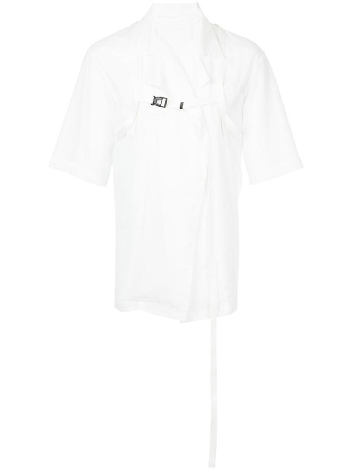 Julius Buckled Shirt - White