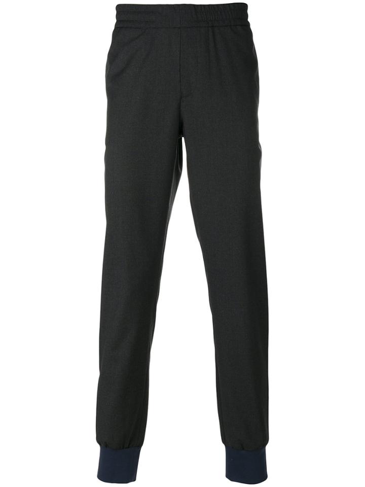 Ps By Paul Smith Elasticated Tailored Trousers - Grey