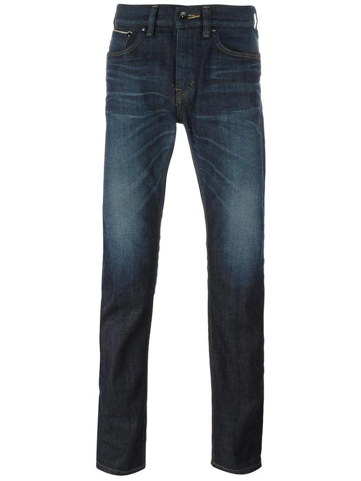 Edwin Slim-fit Jeans, Men's, Size: 33, Blue, Cotton/polyurethane