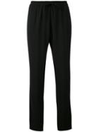 Blugirl - Cropped Trousers - Women - Polyester/spandex/elastane - 42, Black, Polyester/spandex/elastane