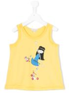Little Marc Jacobs Skater Girl Tank Top, Size: 2 Yrs, Yellow/orange
