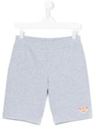 Armani Junior - Track Shorts - Kids - Cotton/spandex/elastane - 16 Yrs, Grey