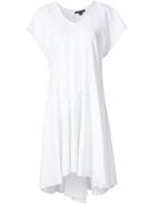 Ellery Raglan Flared Dress - White