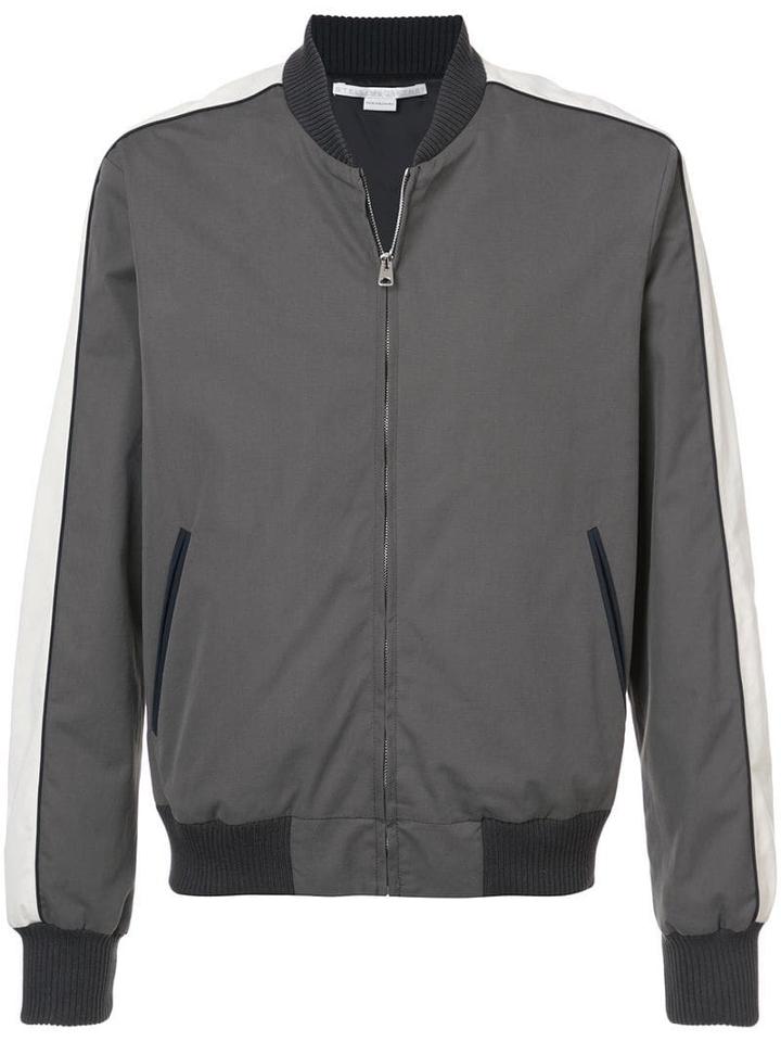 Stella Mccartney Embroidered Bomber Jacket - Grey